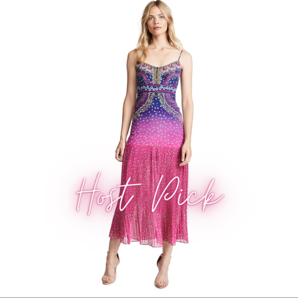 💖Host Pick💖 NWT SALONI Pink Veronica Silk Dress